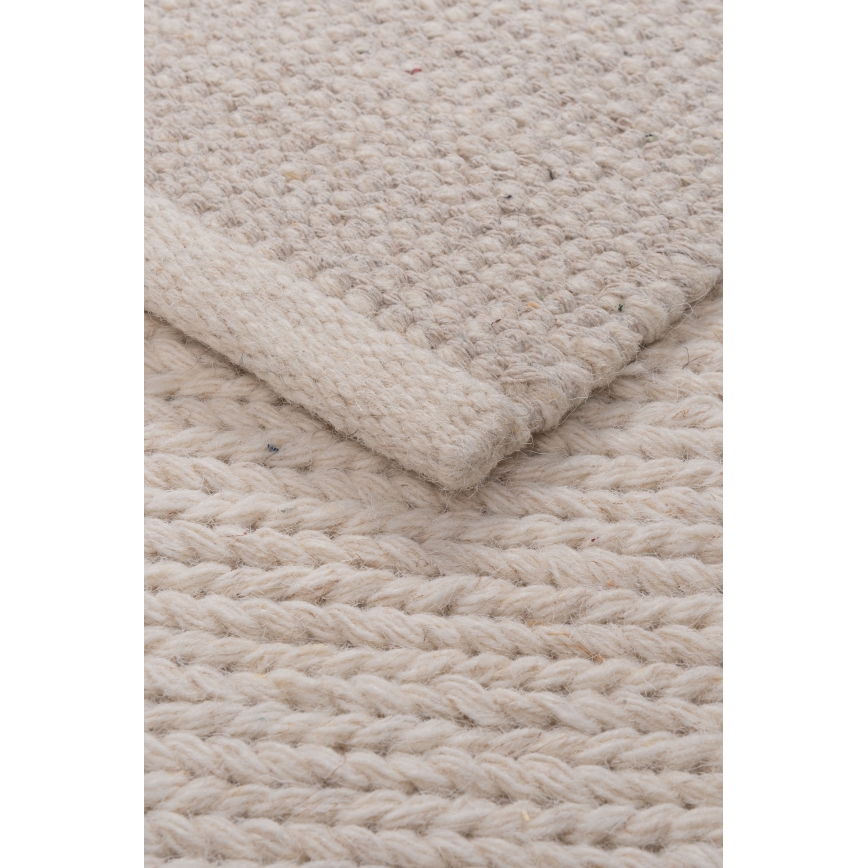 Matta FIR WOOL 200x300 cm 2600 g/m2 krämvit/naturlig