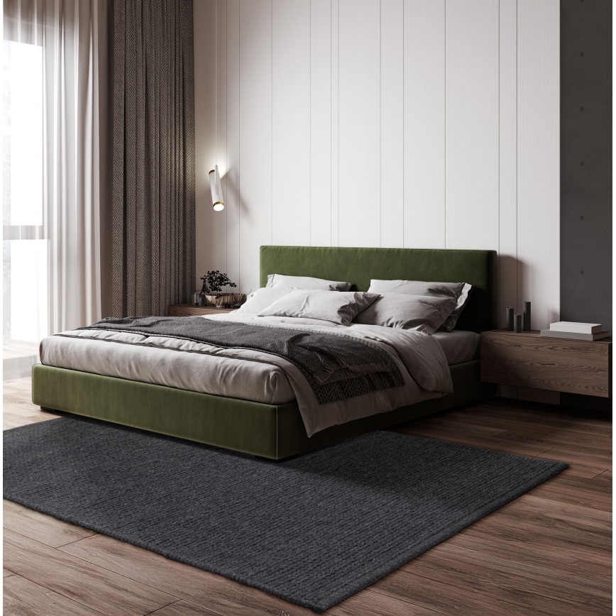 Matta FIR WOOL 70x140 cm 2600 g/m2 antracit/natur