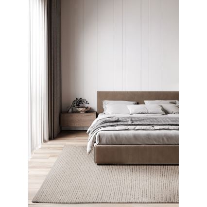 Matta FIR WOOL 70x140 cm 2600 g/m2 krämvit/natur