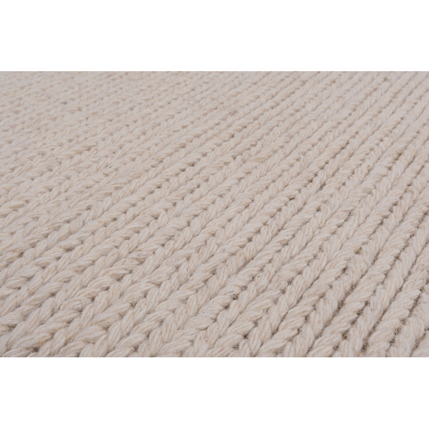Matta FIR WOOL 70x140 cm 2600 g/m2 krämvit/natur