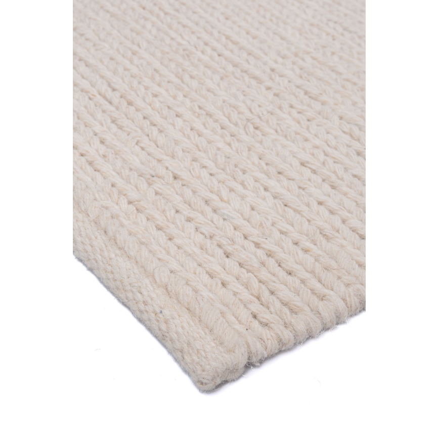 Matta FIR WOOL 70x140 cm 2600 g/m2 krämvit/natur