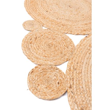 Matta JUTA 140 cm beige/naturlig