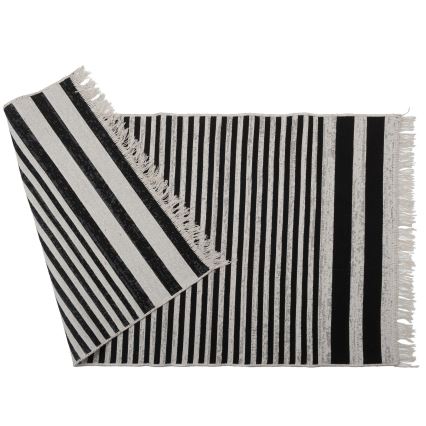 Matta KILIM GOLD 80x150 cm svart/vit