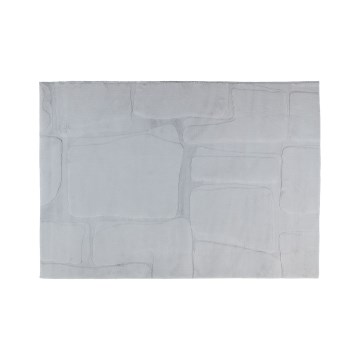 Matta RABBIT 3D 120x170 cm ljusgrå