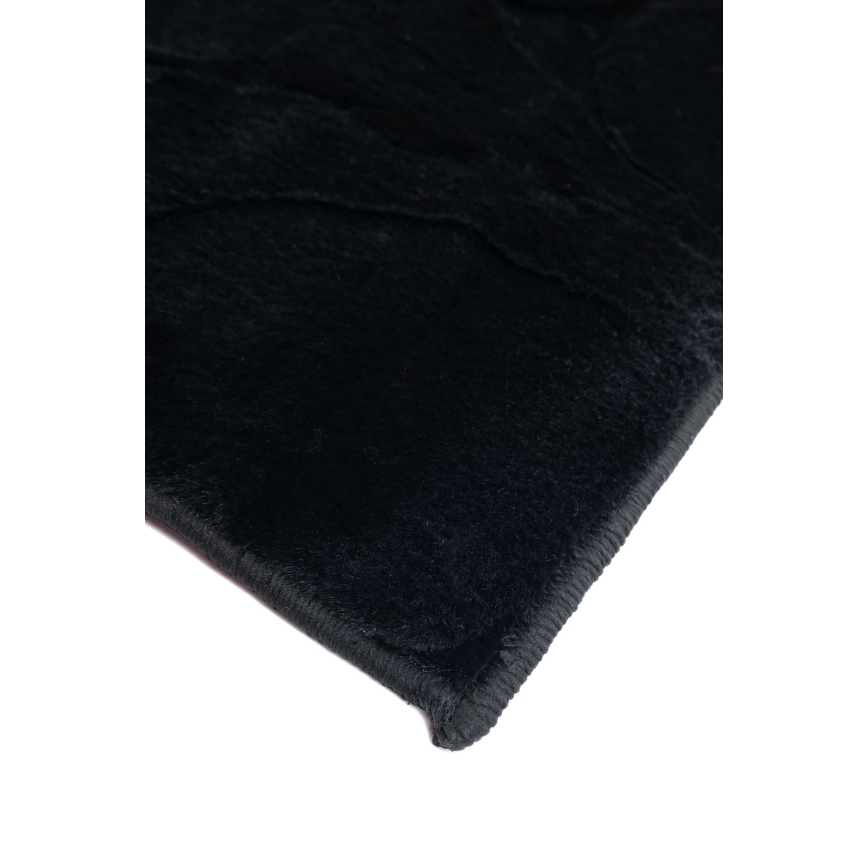 Matta RABBIT 3D 160x230 cm svart