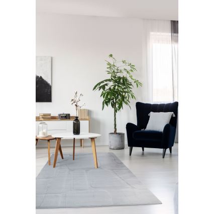 Matta RABBIT 3D 80x150 cm ljusgrå