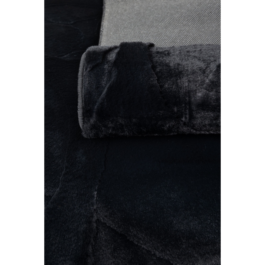 Matta RABBIT 3D 80x150 cm svart