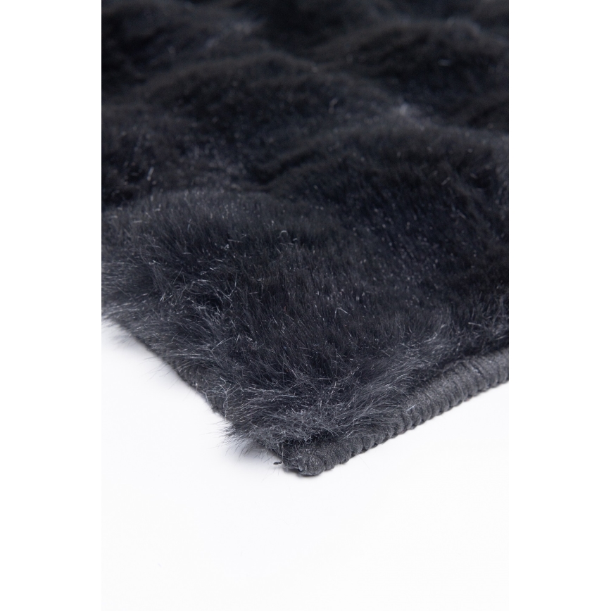 Matta RABBIT BUBBLE 120x170 cm svart