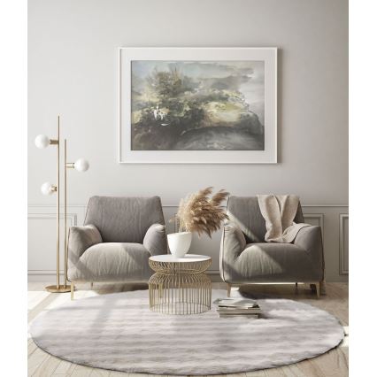 Matta RABBIT BUBBLE 160 cm, krämfärgad