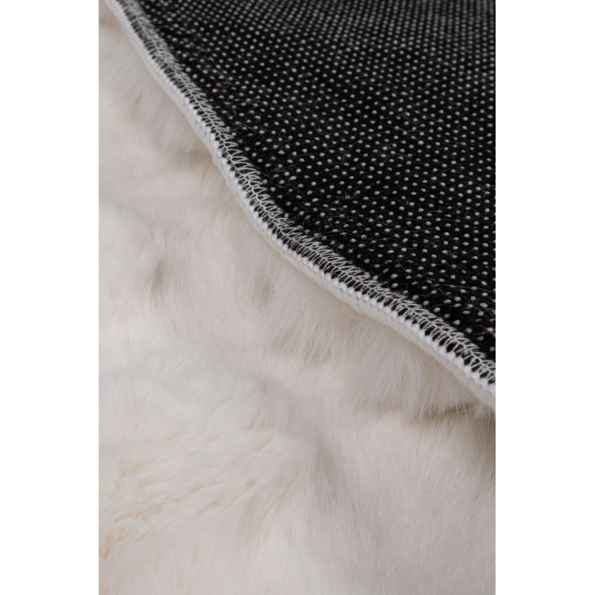 Matta RABBIT BUBBLE 160 cm, krämfärgad