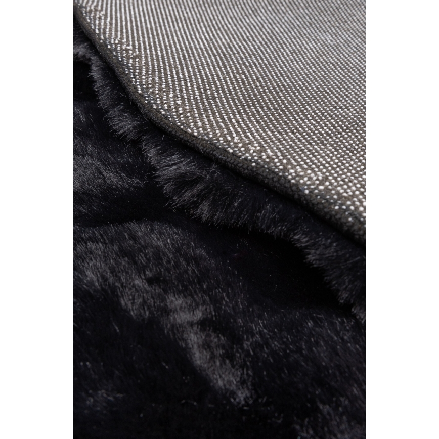 Matta RABBIT BUBBLE, 160 cm, svart