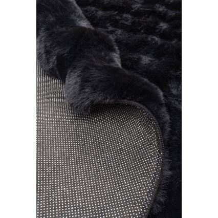 Matta RABBIT BUBBLE, 160 cm, svart