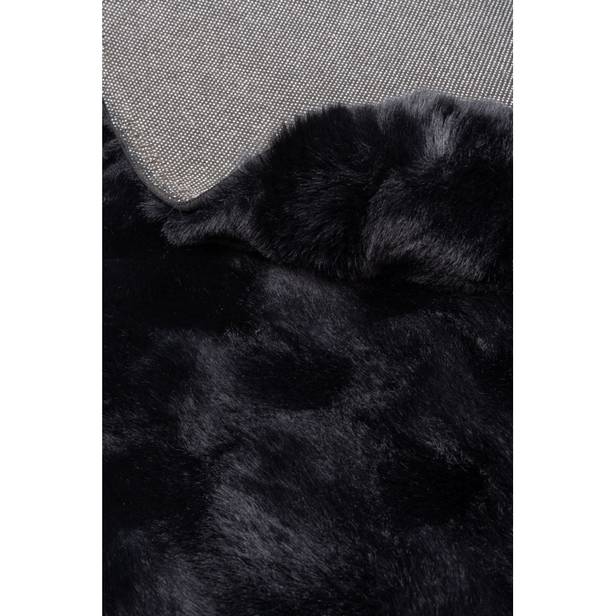 Matta RABBIT BUBBLE, 160 cm, svart