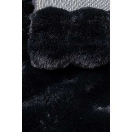 Matta RABBIT BUBBLE 200x280 cm svart