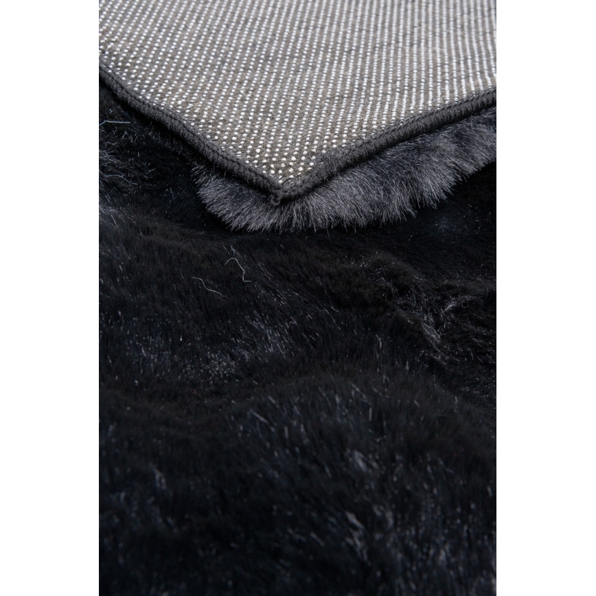 Matta RABBIT BUBBLE 200x280 cm svart