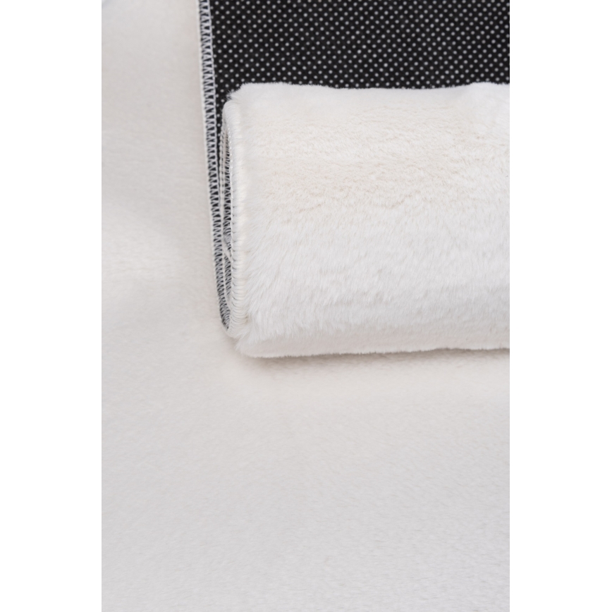 Matta RABBIT-FOX 160x230 cm, krämfärgad