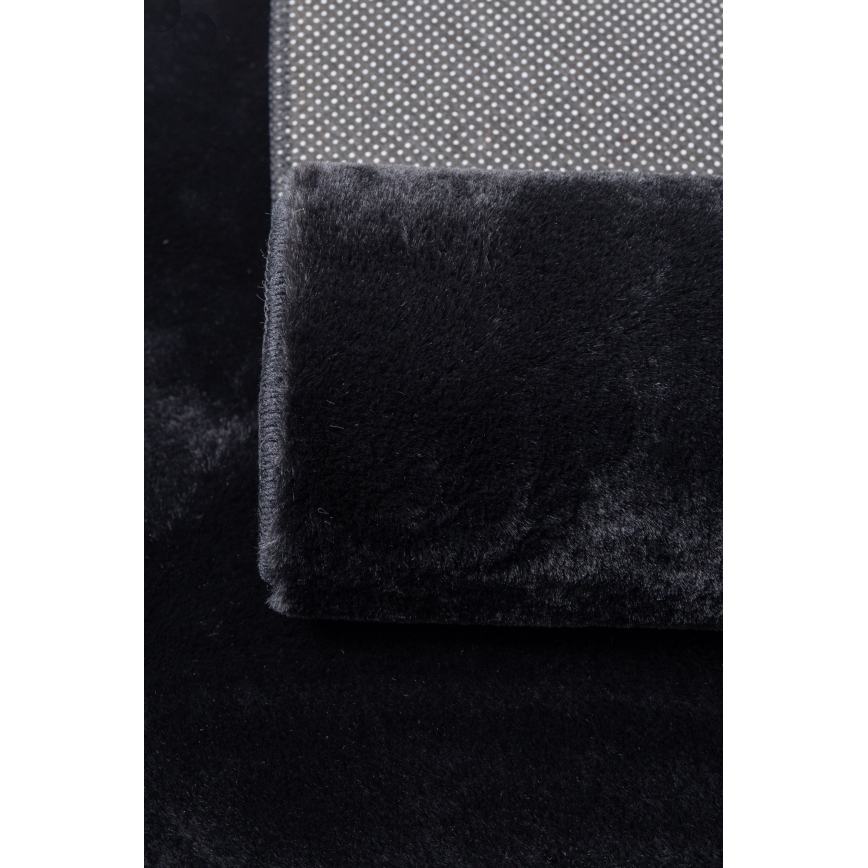 Matta RABBIT-FOX 60x100 cm svart