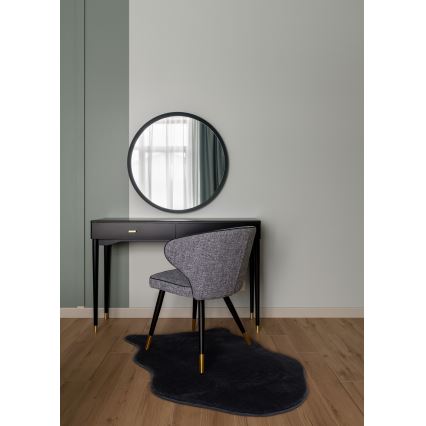 Matta RABBIT-FOX 60x90 cm svart