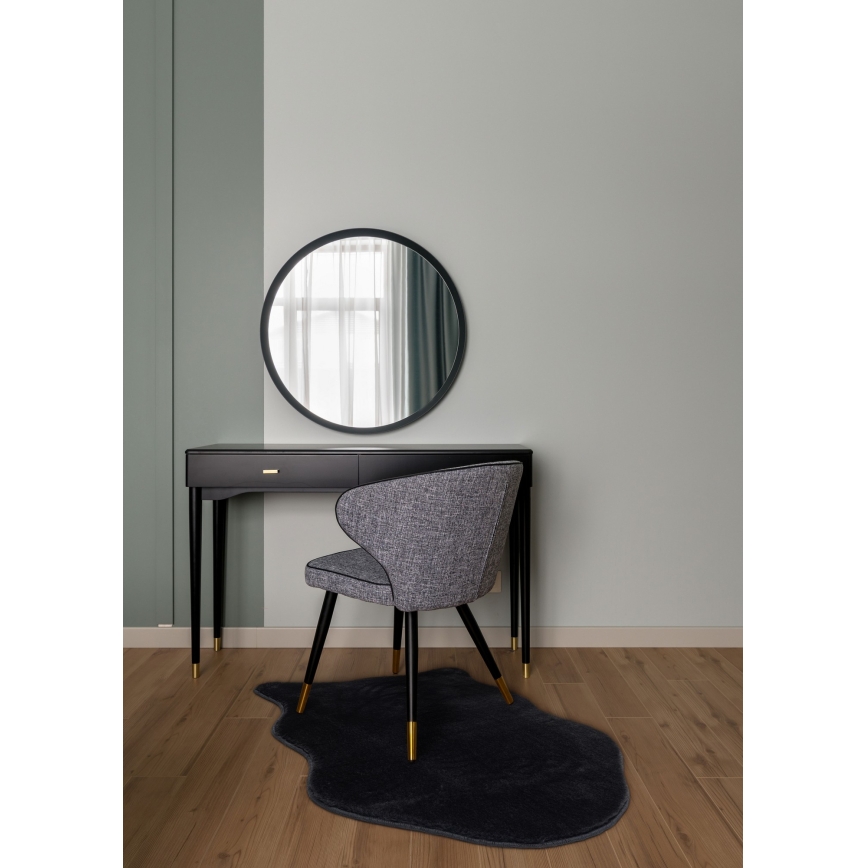 Matta RABBIT-FOX 60x90 cm svart