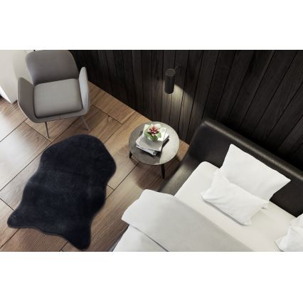 Matta RABBIT-FOX 60x90 cm svart