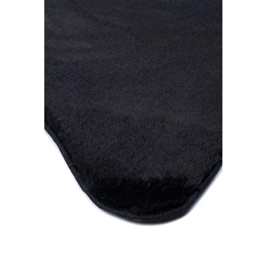 Matta RABBIT-FOX 60x90 cm svart