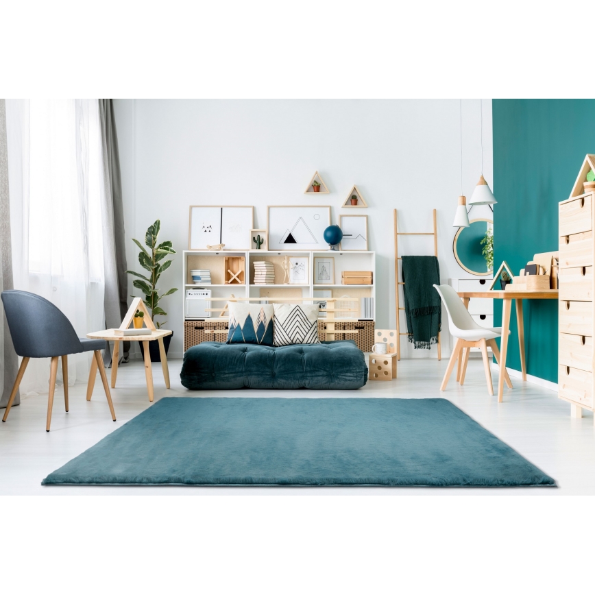 Matta RABBIT-ROSA NEW 80x150 cm 2000g/m2 turkos