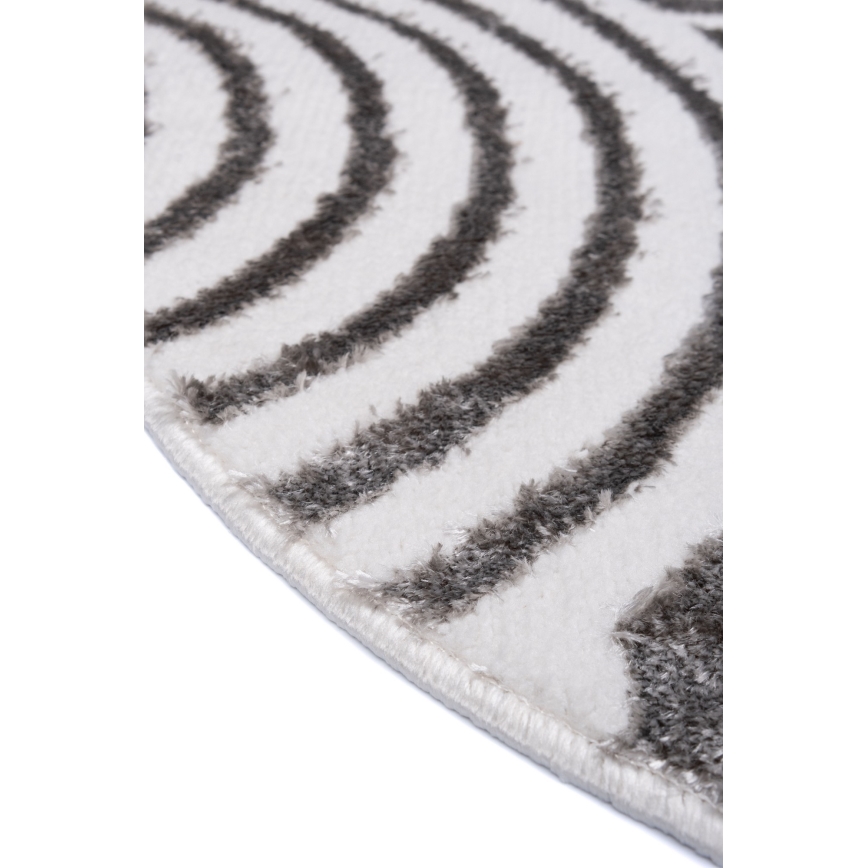 Matta SALAMANCA 100 cm grå/vit