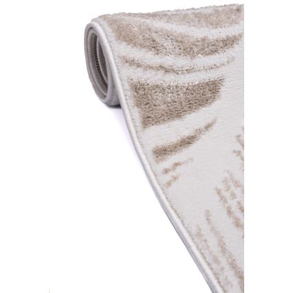 Matta SALAMANCA 200x280 cm beige/vit, bladmönster