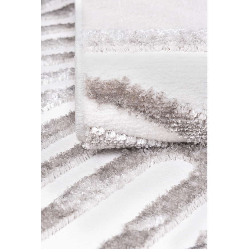Matta SALAMANCA 67x120 cm grå/vit