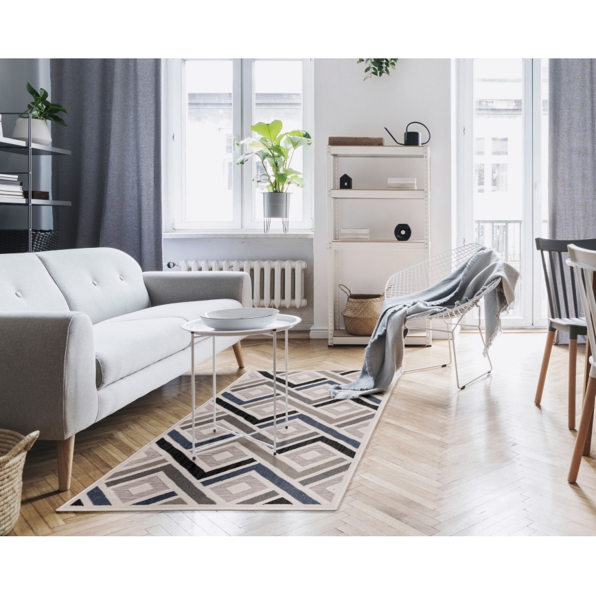 Matta SHIFT 80x150 cm grå/blå