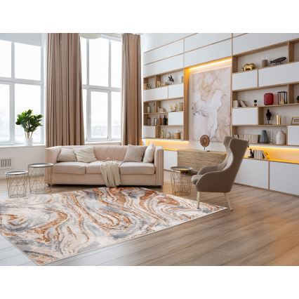 Matta STONE 120x160 cm beige/grå