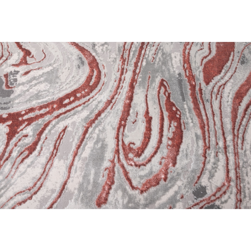 Matta STONE 160x220 cm rosa/grå