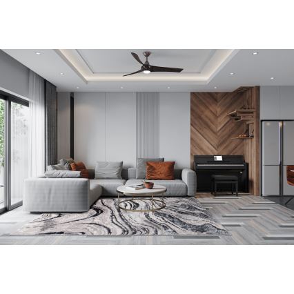 Matta STONE 80x140 cm grå/antracit