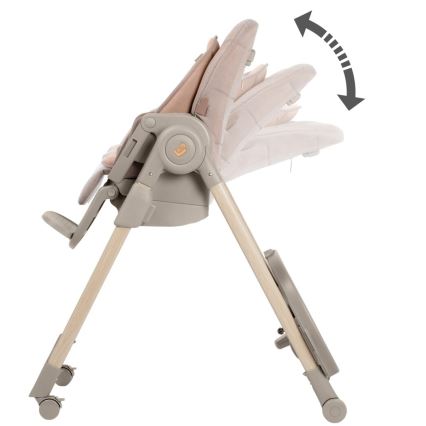 Maxi-Cosi - Matstol för barn MINLA PLUS beige/rosa