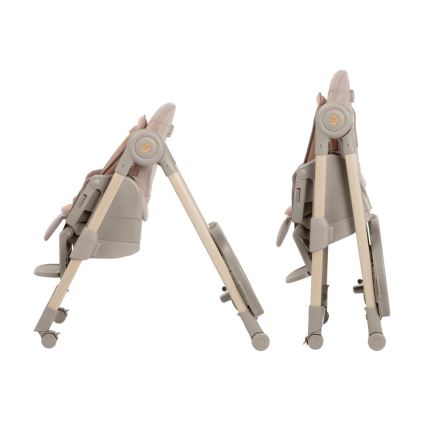 Maxi-Cosi - Matstol för barn MINLA PLUS beige/rosa