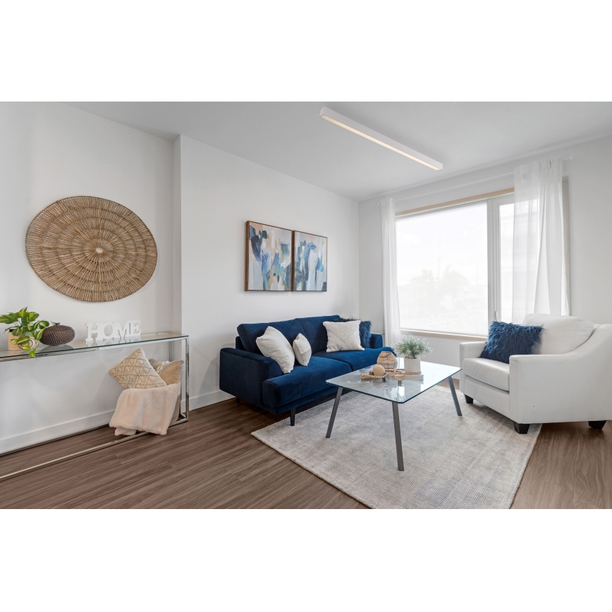 MAXLIGHT C0125D - LED Dimbar taklampa LINEAR LED/36W/230V 113,5 cm vit