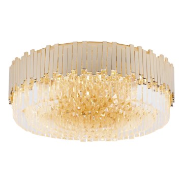 MAXLIGHT C0164 - Taklampa TREND 15xE14/40W/230V diameter 60 cm guld