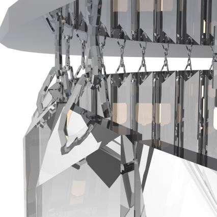 MAXLIGHT C0225 - Taklampa MONACO 16xG9/40W/230V diameter 80 cm skinande krom