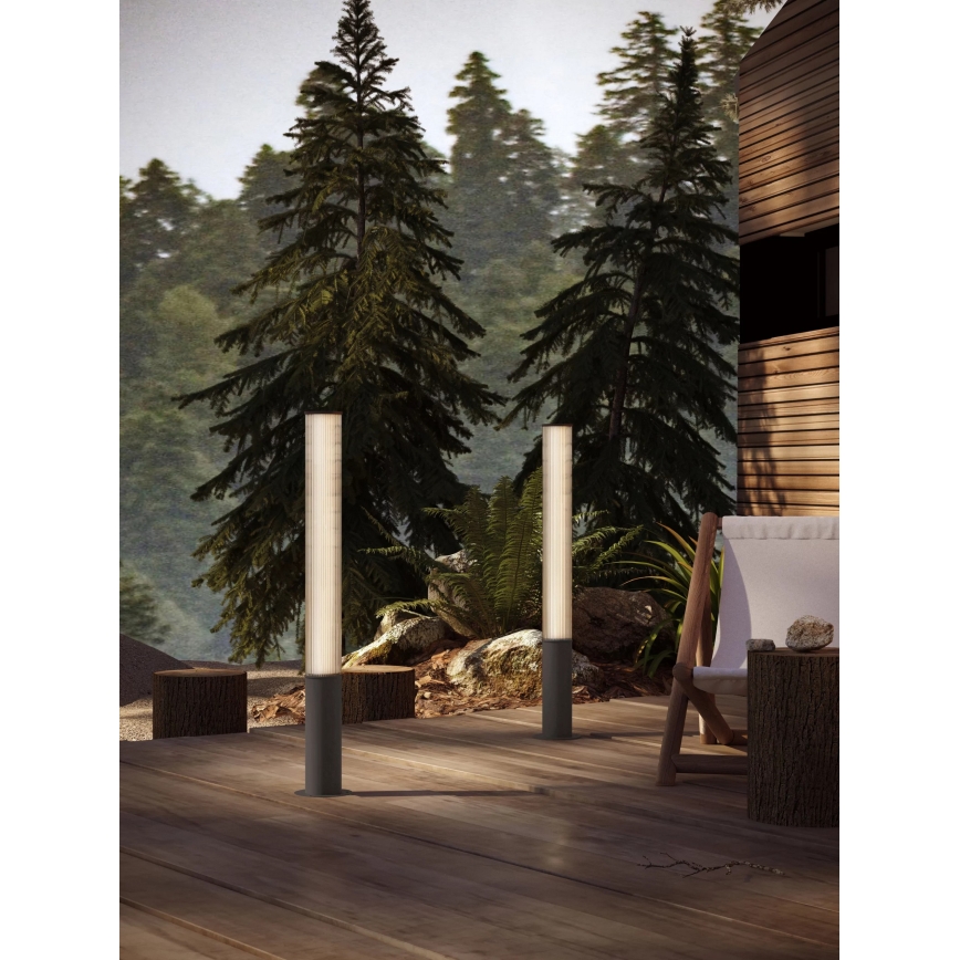 MAXLIGHT F0064 - LED-utomhuslampa GARDENIA LED/25W/230V 105 cm CRI 93 IP65 svart