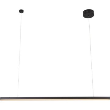 MAXLIGHT P0310 - LED ljuskrona med textilsladd TRIO LED/12W/230V svart