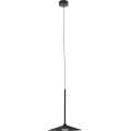 MAXLIGHT P0456 - LED ljuskrona med textilsladd HANA LED/6W/230V diameter 17,5 cm svart