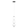 MAXLIGHT P0468 - LED ljuskrona med textilsladd AKIKO LED/23W/230V diameter 20 cm vit