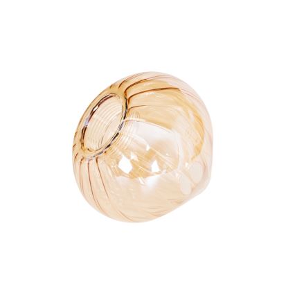MAXLIGHT P0526D - LED ljusreglerad ljuskrona på textilsladd PALLONCINI 11xLED/6W/230V diameter 45 cm genomskinlig/beige/rökig