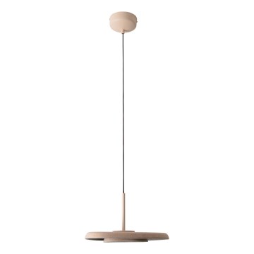 MAXLIGHT P0561 - LED ljuskrona med textilsladd DEUX LED/5W/230V beige/grå