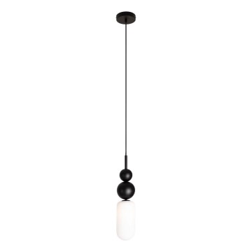 MAXLIGHT P0641 - Pendellampa NOVA på sladd 1xG9/12W/230V Ø 12 cm svart