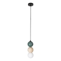 MAXLIGHT P0665 - Takpendel med kabel ALICE 1xG9/7W/230V Ø 10 cm svart