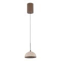MAXLIGHT P0666 - LED-pendellampa på kabel CUCCINA LED/57W/230V Ø 15 cm beige