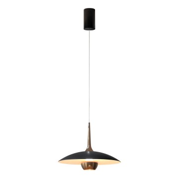 MAXLIGHT P0676 - Takpendel på kabel MANUKA LED/12W/230V Ø 28 cm guld/svart