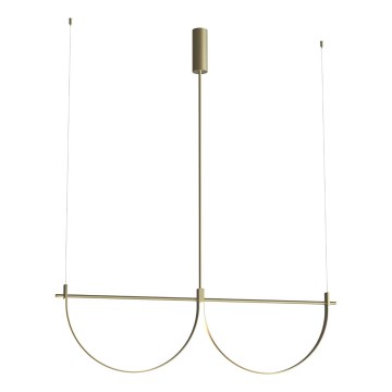 MAXLIGHT P0689 - LED pendellampa på vajer VICTORIA LED/40W/230V CRI 90 guld