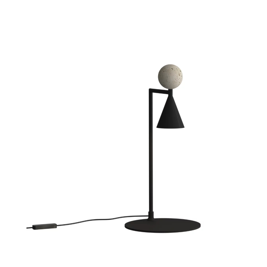 MAXLIGHT T0070 - LED bordslampa BINGO LED/12W/230V CRI 92 svart/beige